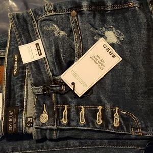 Judy Blue trouser flare mid rise jeans size 9/29